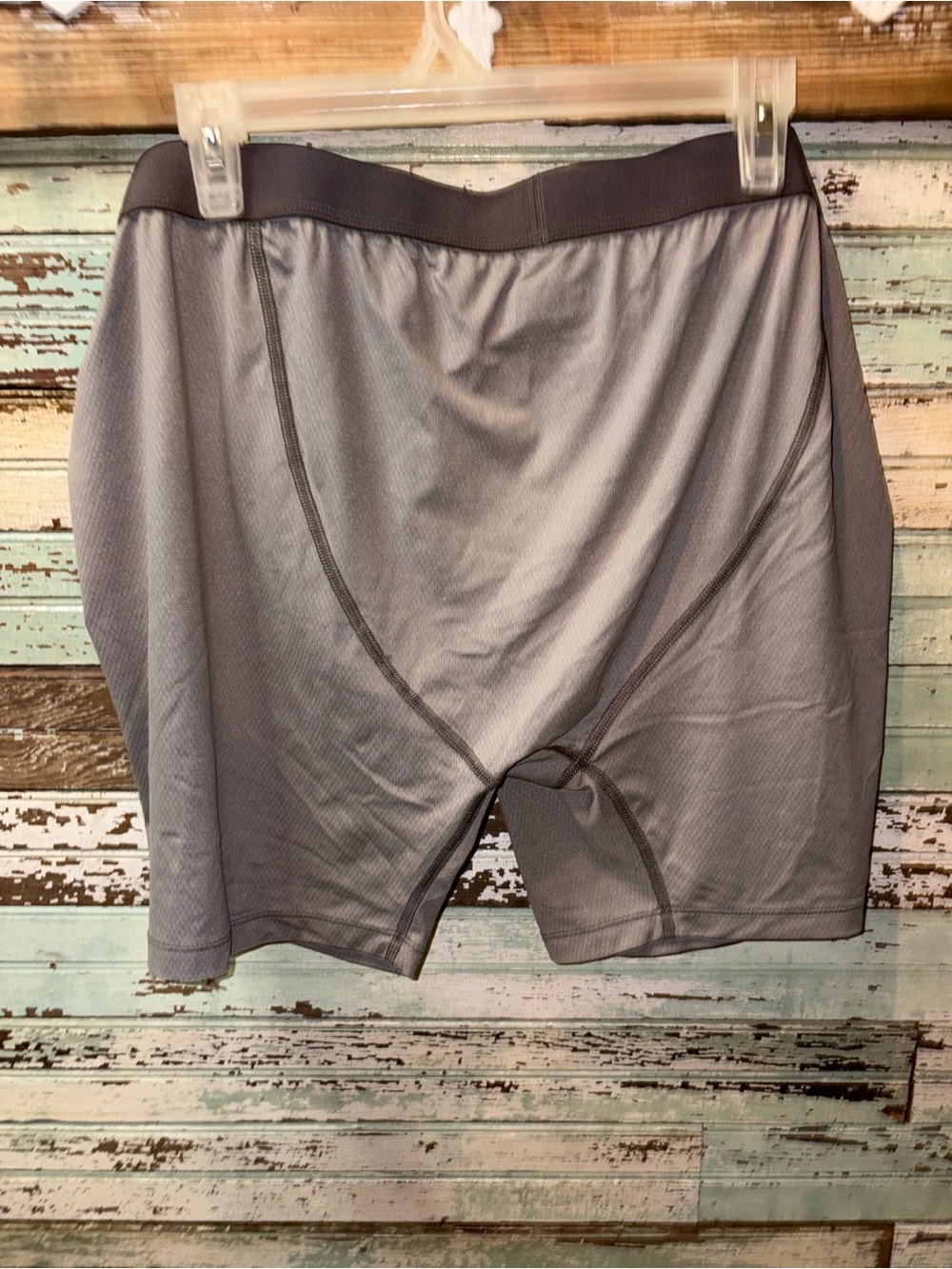 3 pairs Duluth Trading Co Gray Performance Boxer Briefs with elastic Waistband - Picture 3 of 13